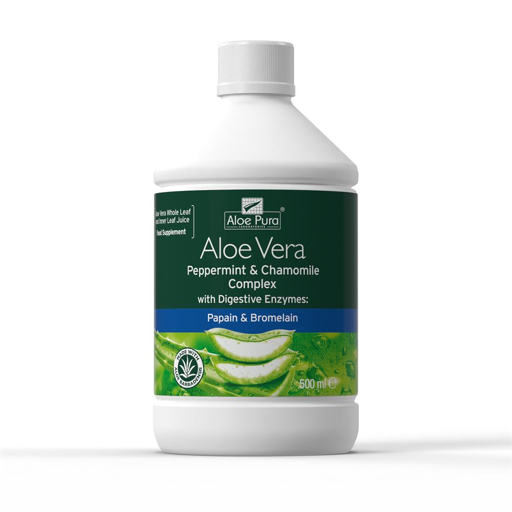 Aloe Vera Peppermint & Chamomile 500ml - Just Natural