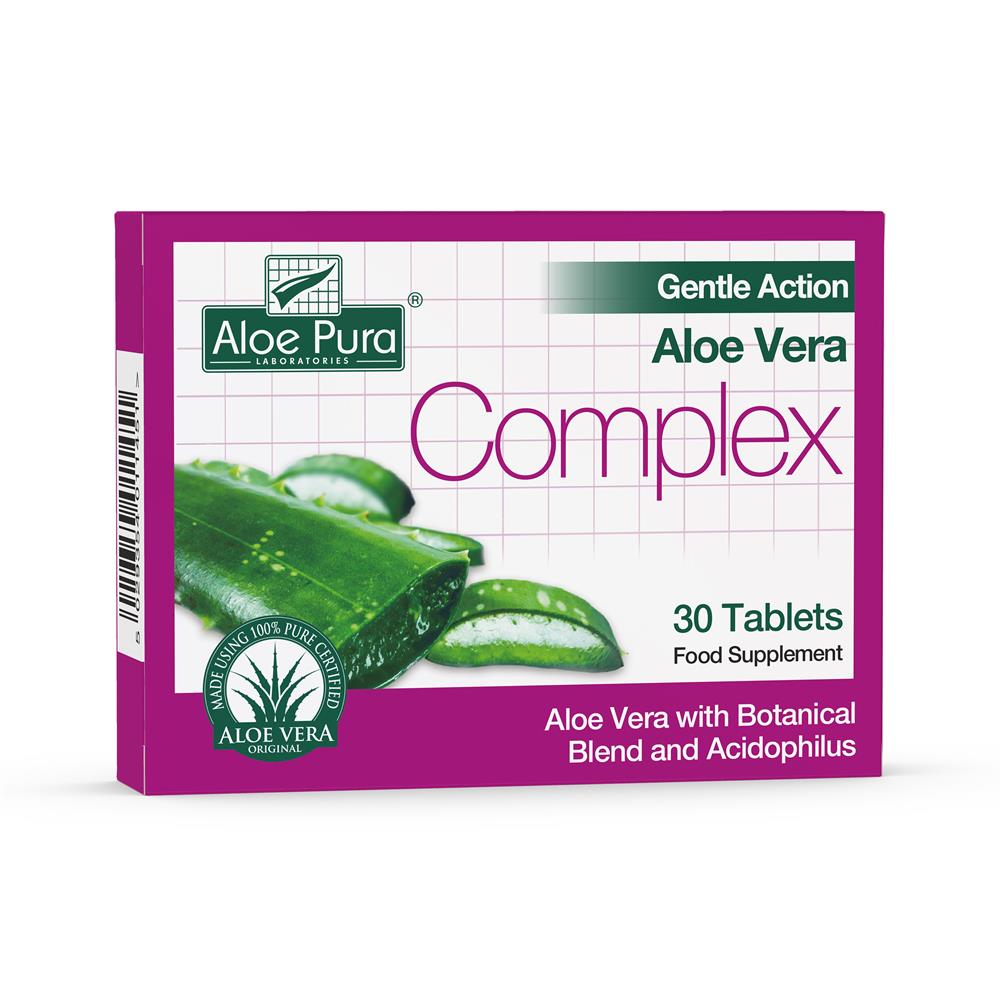 Aloe Vera Gentle Action Complex 30 Tablets - Just Natural