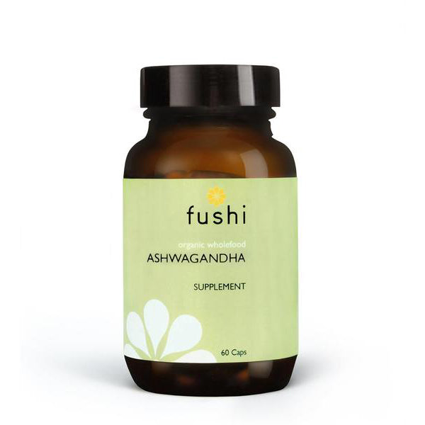 Fushi Wellbeing Ashwagandha Capsules, Organic, 60 Veg Caps - Just Natural