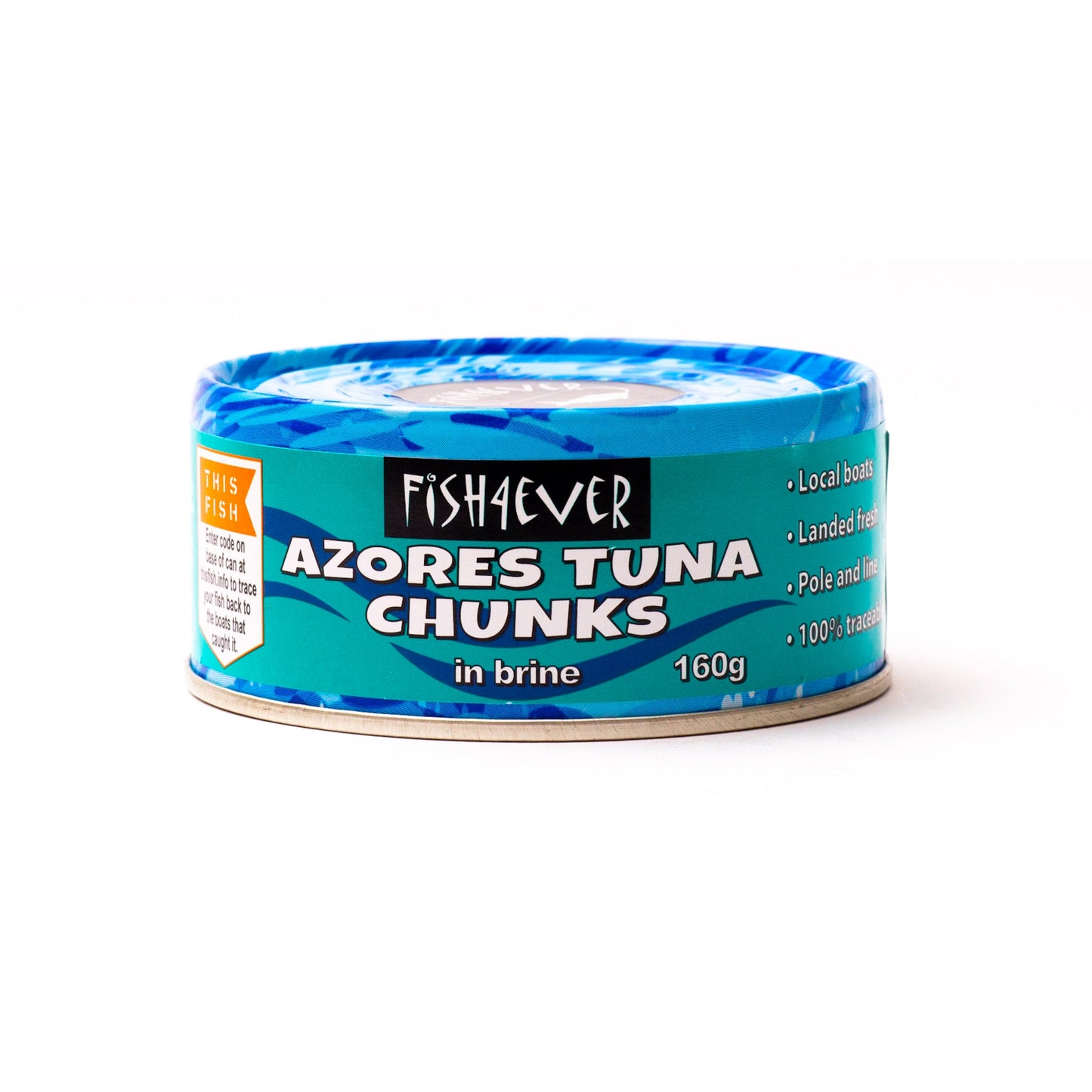 Azores SJ Tuna Flakes in Brine 160g Just Natural