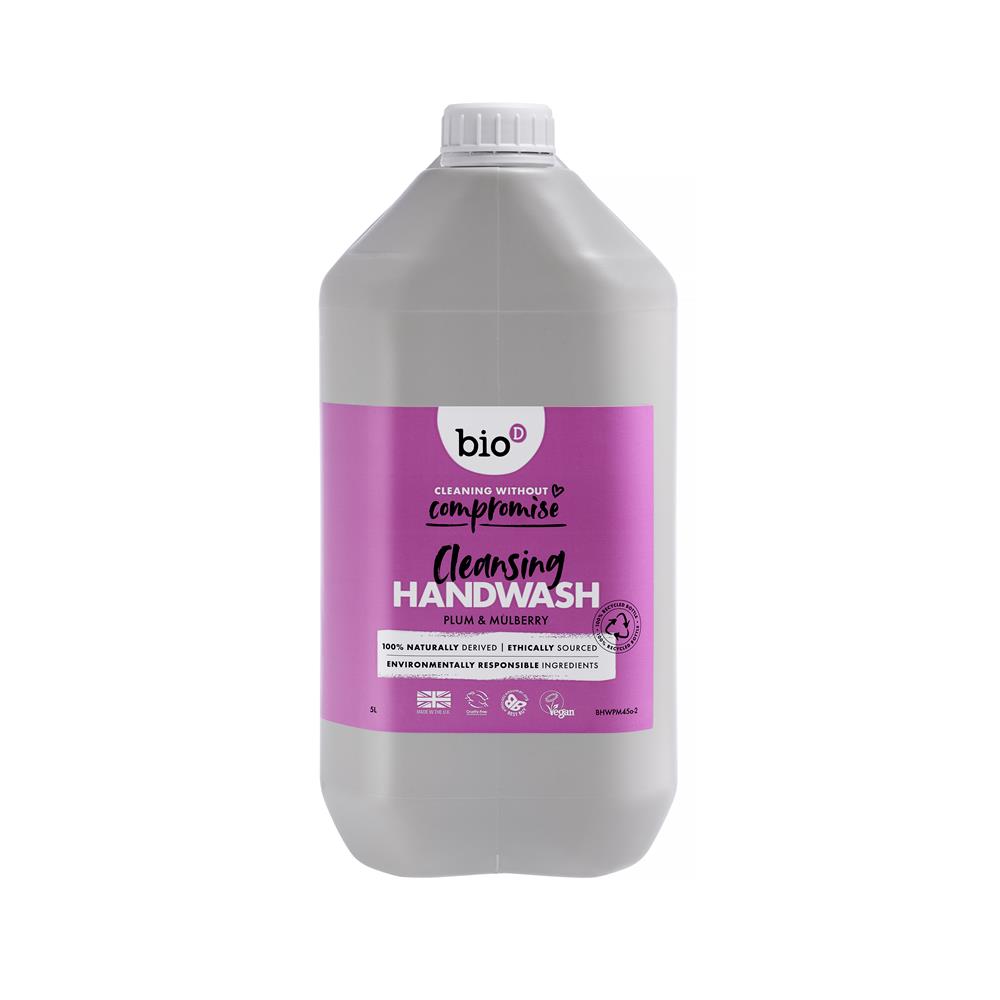 Plum and Mulberry Cleansing Hand Wash 5 Litre - Just Natural