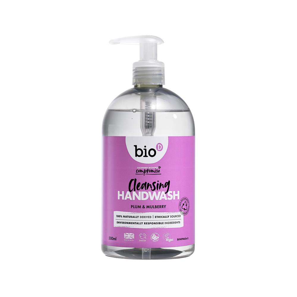 Plum and Mulberry Cleansing Hand Wash 500ml - Just Natural