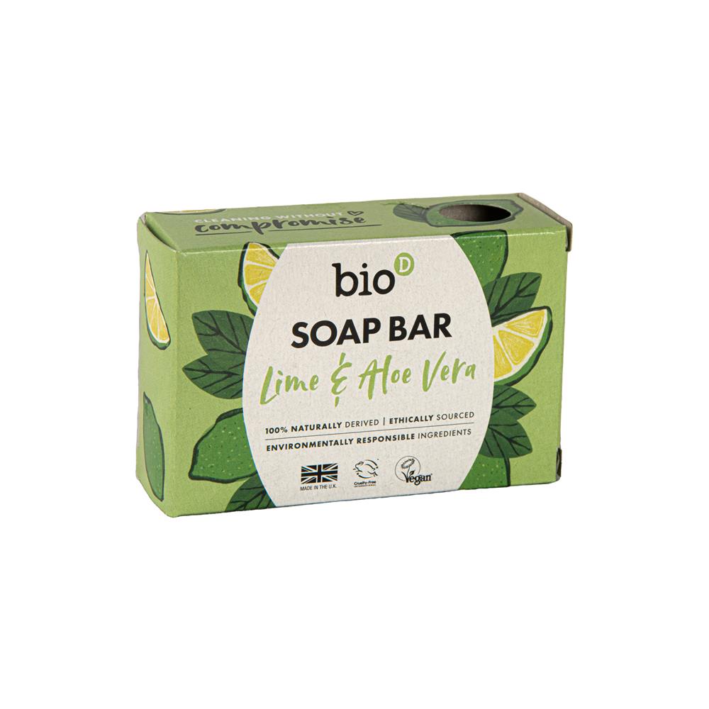 Lime and Aloe Vera Boxed Soap Bar - Just Natural