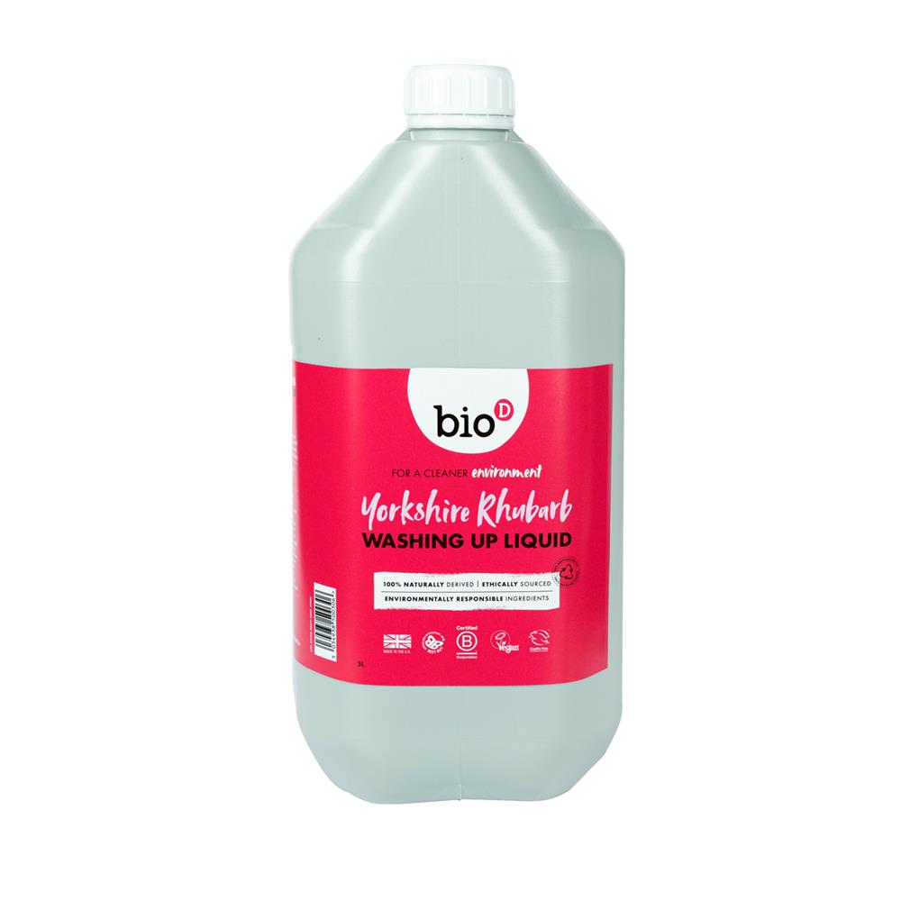 Yorkshire Rhubarb Washing Up Liquid 5L - Just Natural
