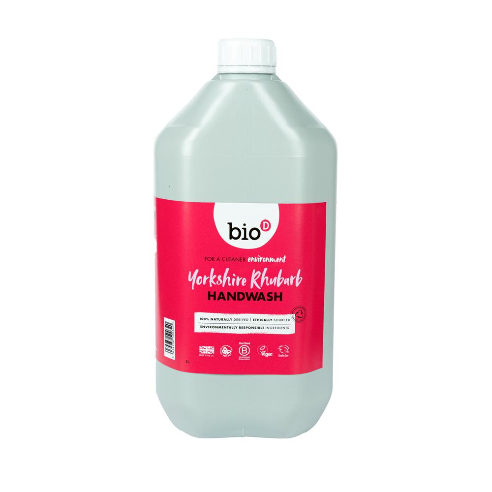 Yorkshire Rhubarb Cleansing Hand Wash 5L - Just Natural