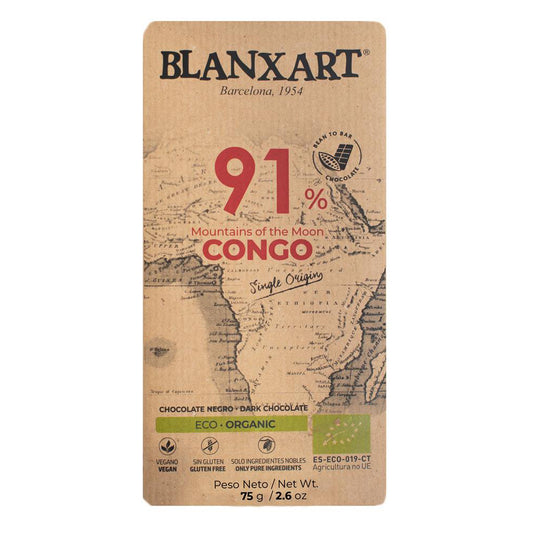 Premium Organic & Vegan 91% CONGO 75g - Just Natural