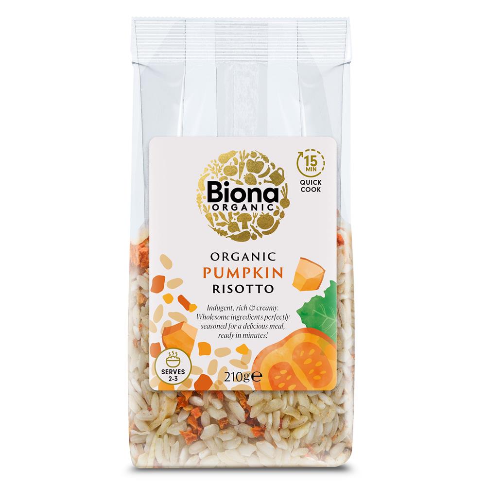 Organic Pumpkin Risotto 210g - Just Natural