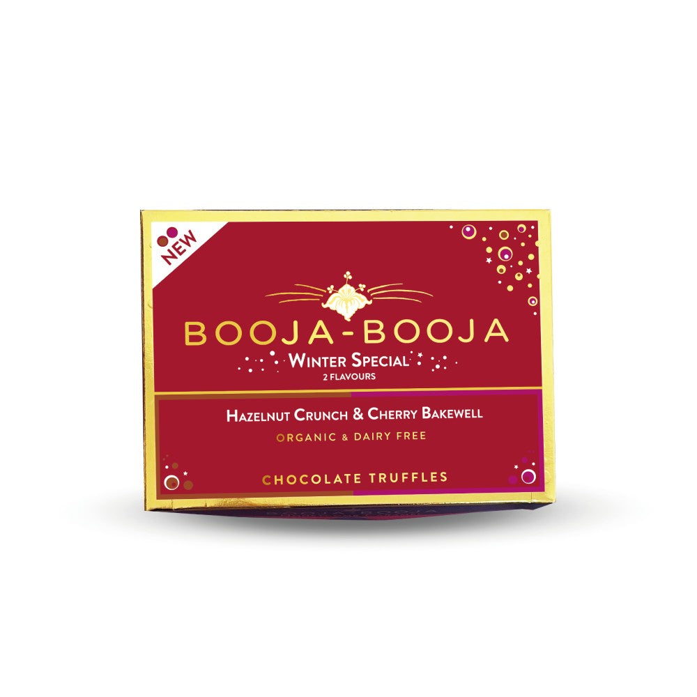 Winter Special Cherry Bakewell & Hazelnut Eight Truffle Packs - Just Natural