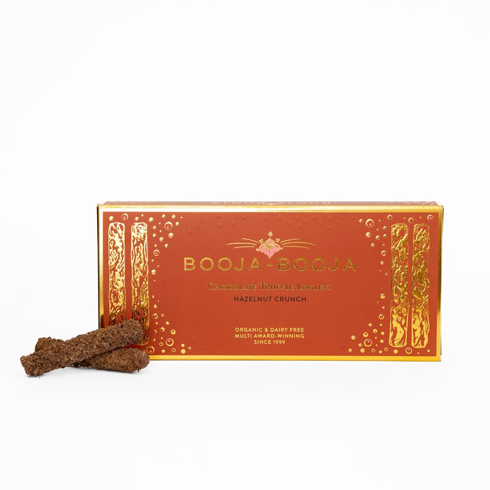 Hazelnut Crunch 10 Truffle Loglets 115g - Just Natural