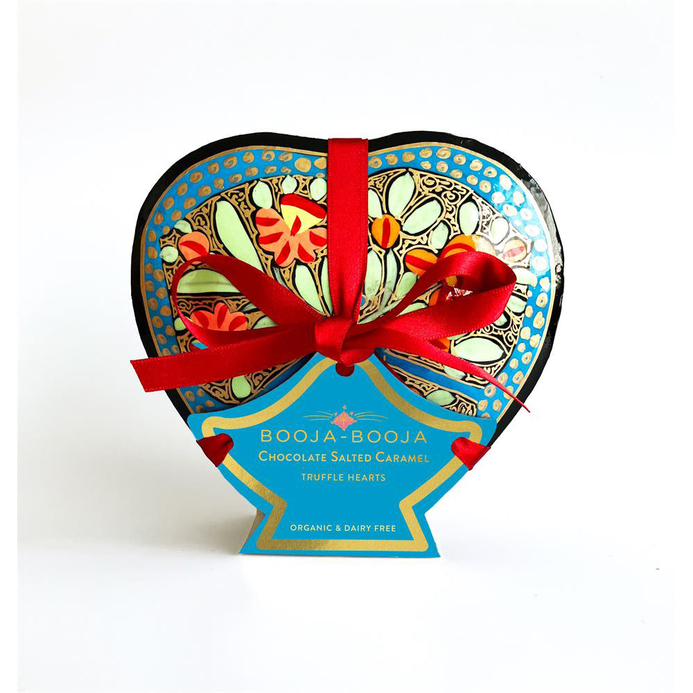 Chocolate Salted Caramel Heart-shaped Box 115g - Just Natural