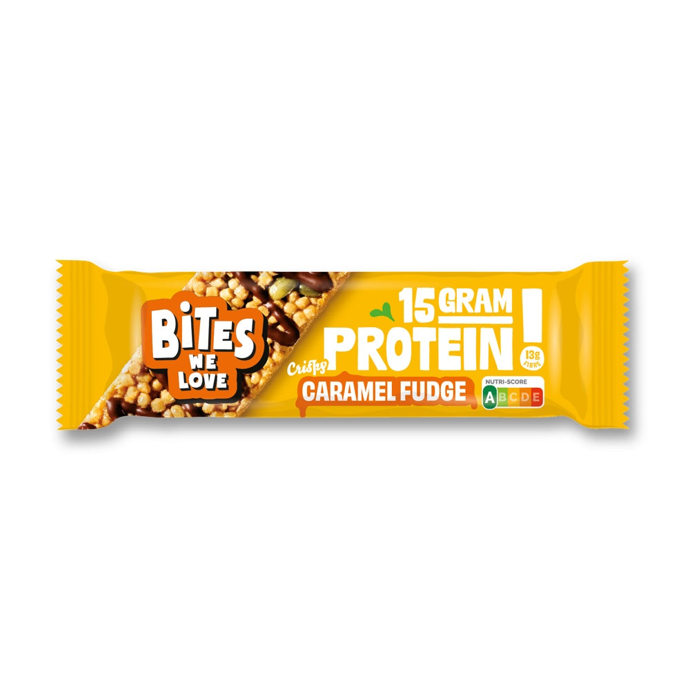 Bites we Love Protein Bar Caramel Fudge 50g