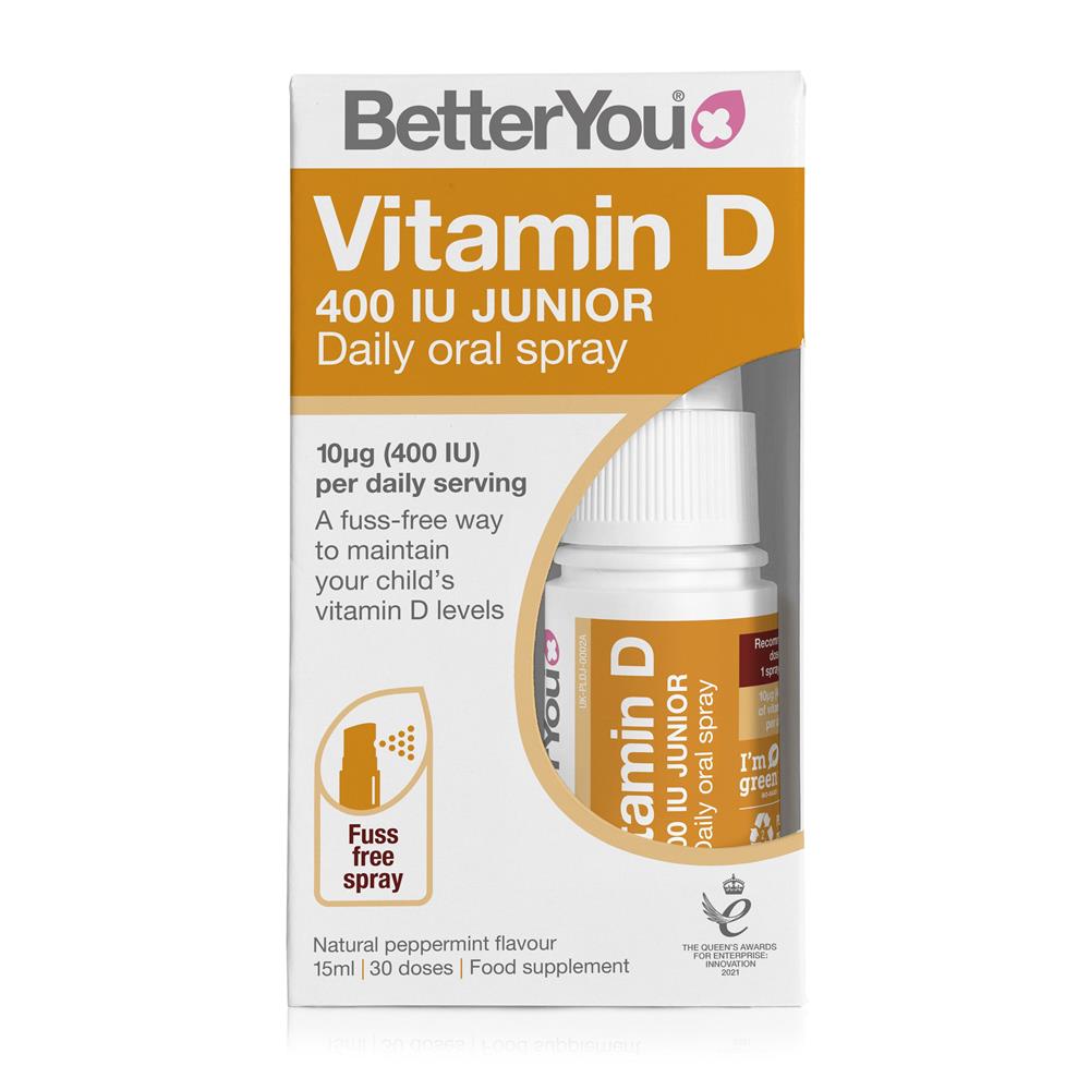 D400 Junior Vitamin D Daily Oral Spray 15Ml - Just Natural
