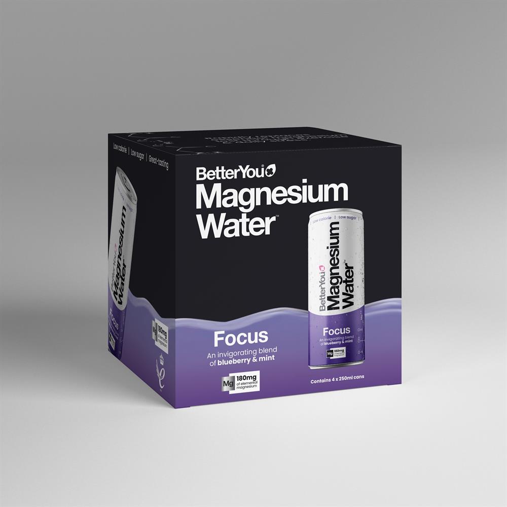 Magnesium Water Focus 4pk - Just Natural