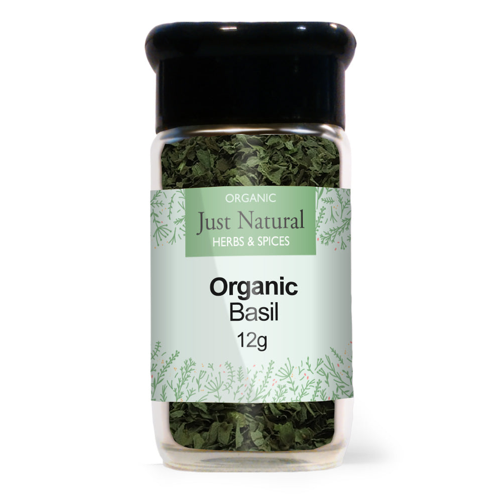 Just Natural Basil (Glass Jar) 12g - Just Natural