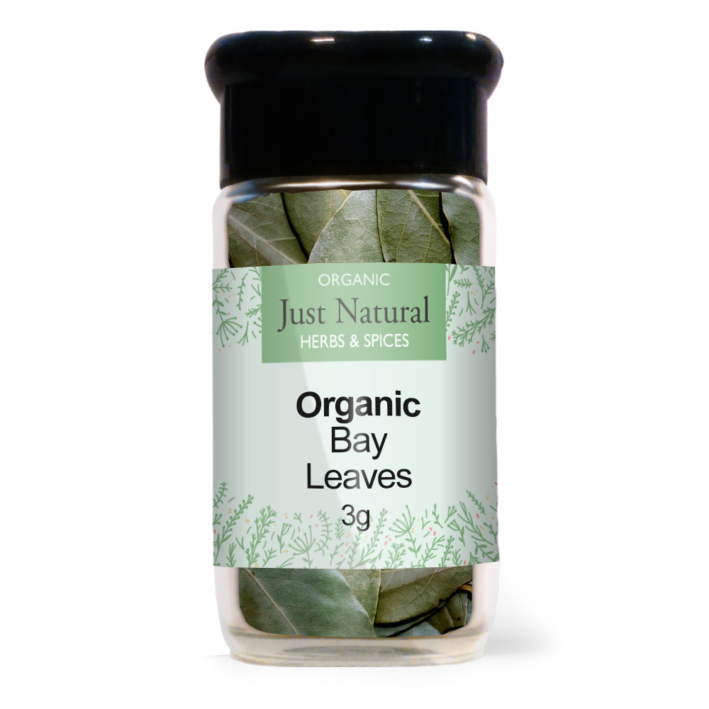 Just Natural Bay Leaves (Glass Jar) 3g - Just Natural