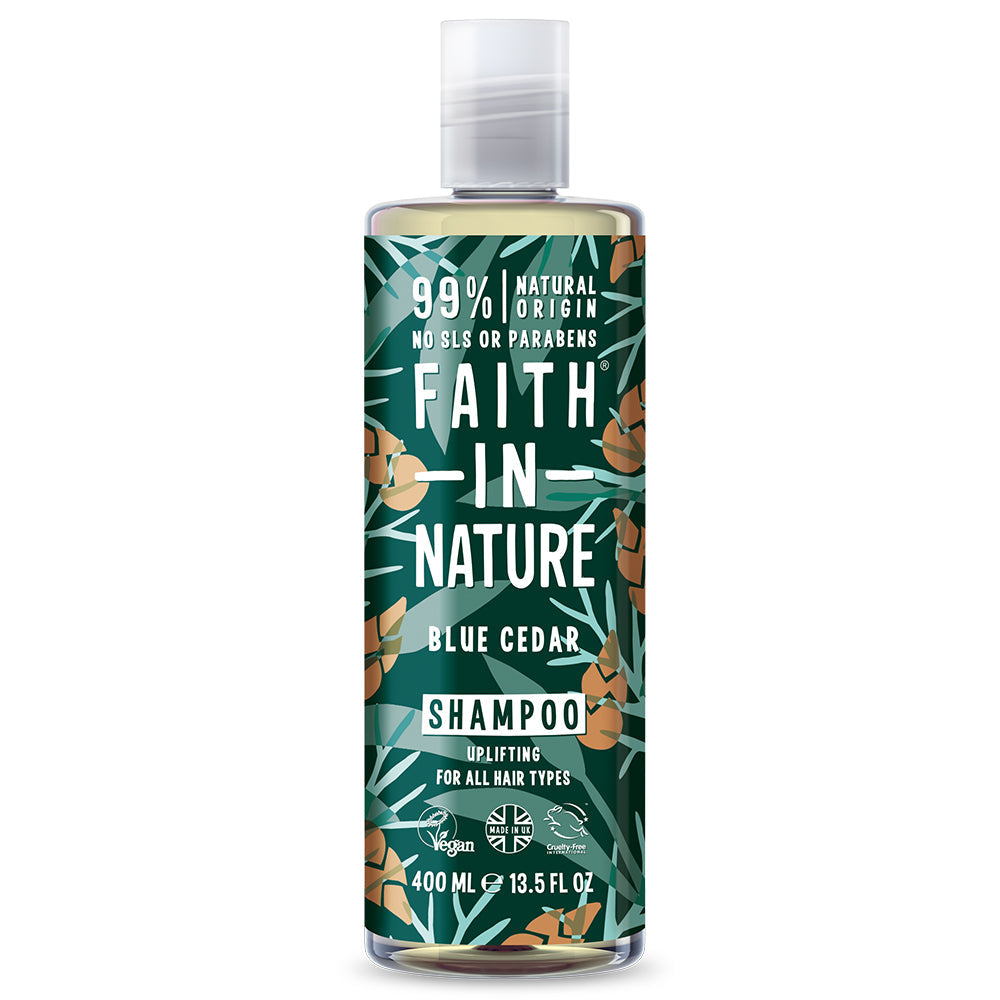 Faith In Nature Blue Cedar Shampoo 400ml - Just Natural