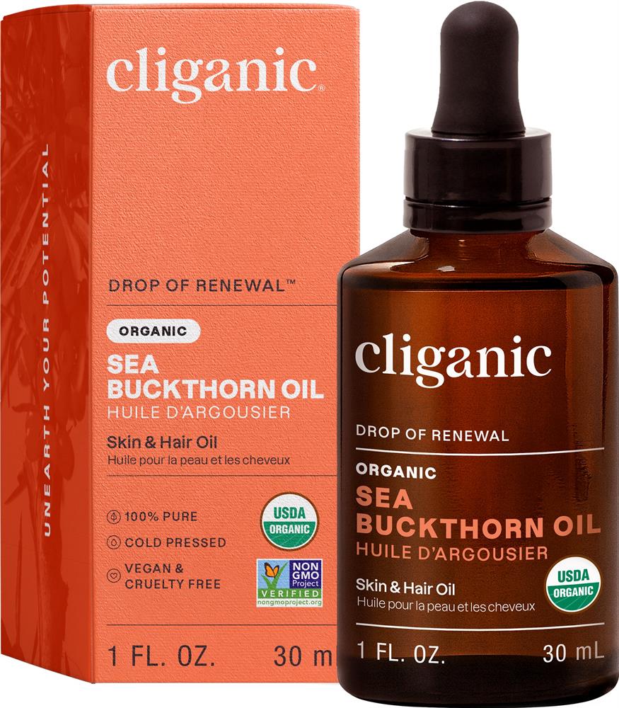 Cliganic Sea Buckthorn Oil 1oz 1 Ounce