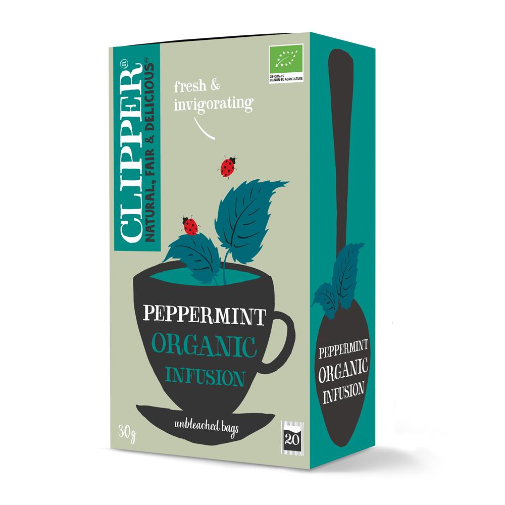 Clipper Organic Peppermint Infusion 20 bags - Just Natural