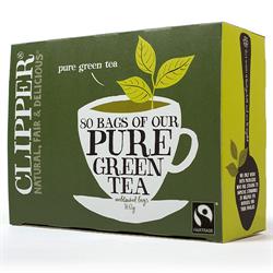 Fairtrade Pure Green Tea 80 bags - Just Natural