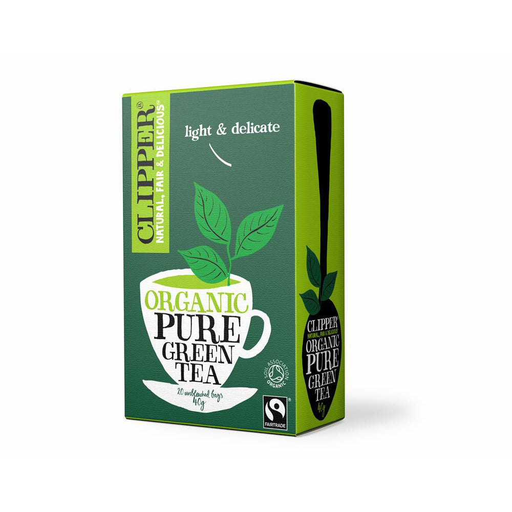 Organic Pure Green 20's Tea Bags - Just Natural