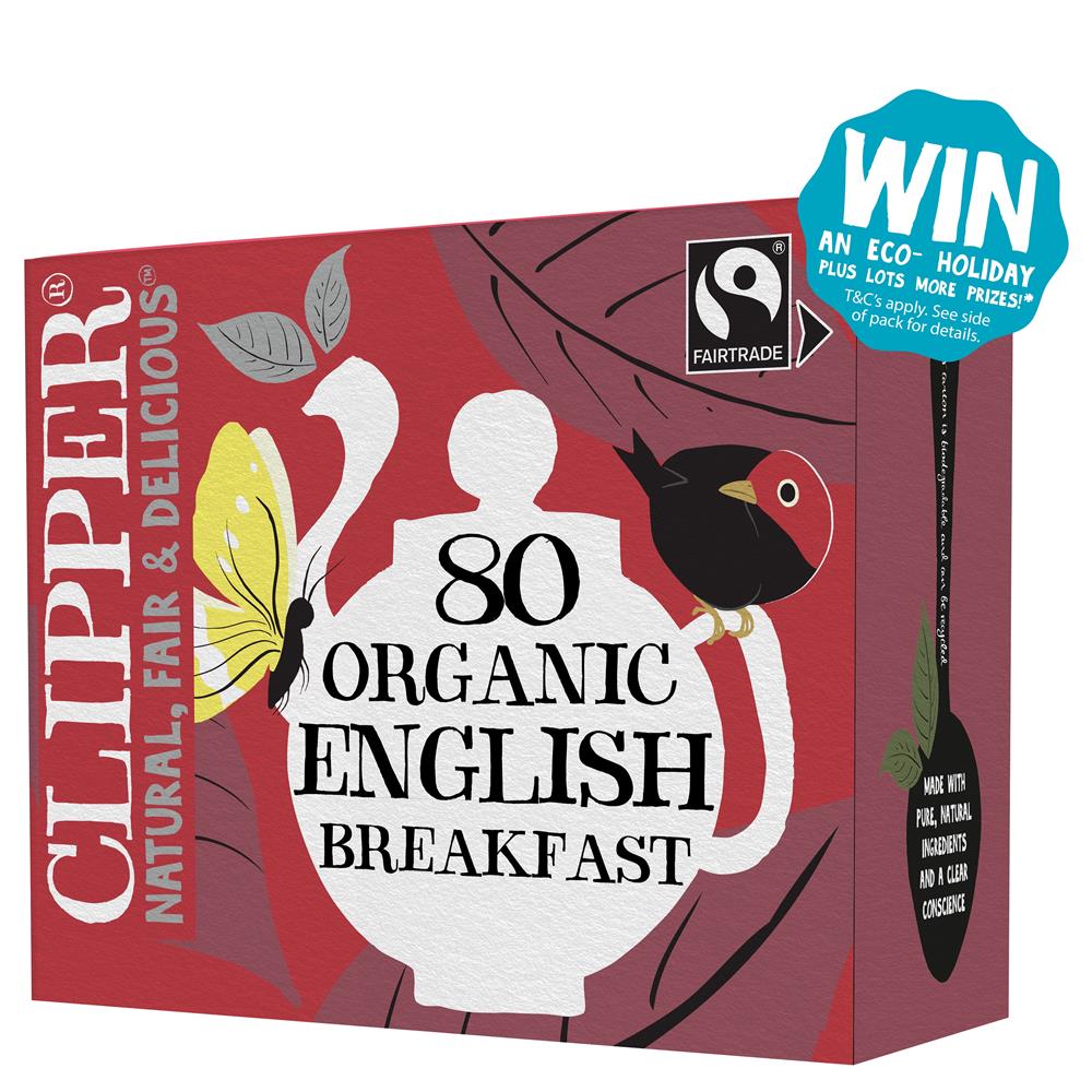 Organic Fairtrade English Breakfast Tea 80 bags