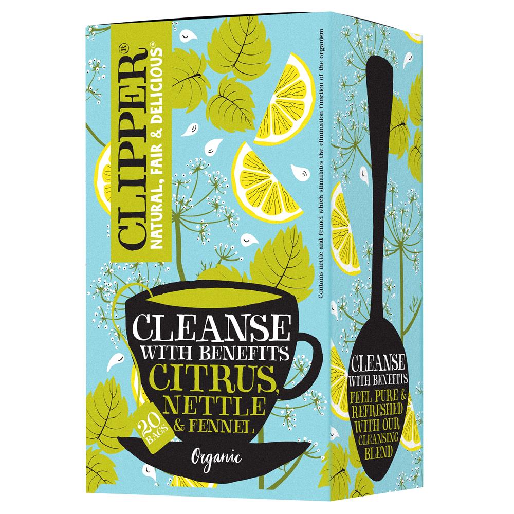 Organic Cleanse with Benefits Infusion 20 Bags - Just Natural