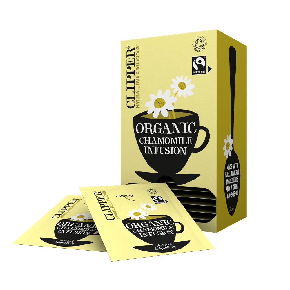Fairtrade Organic Chamomile Infusion 25 Envelopes - Just Natural