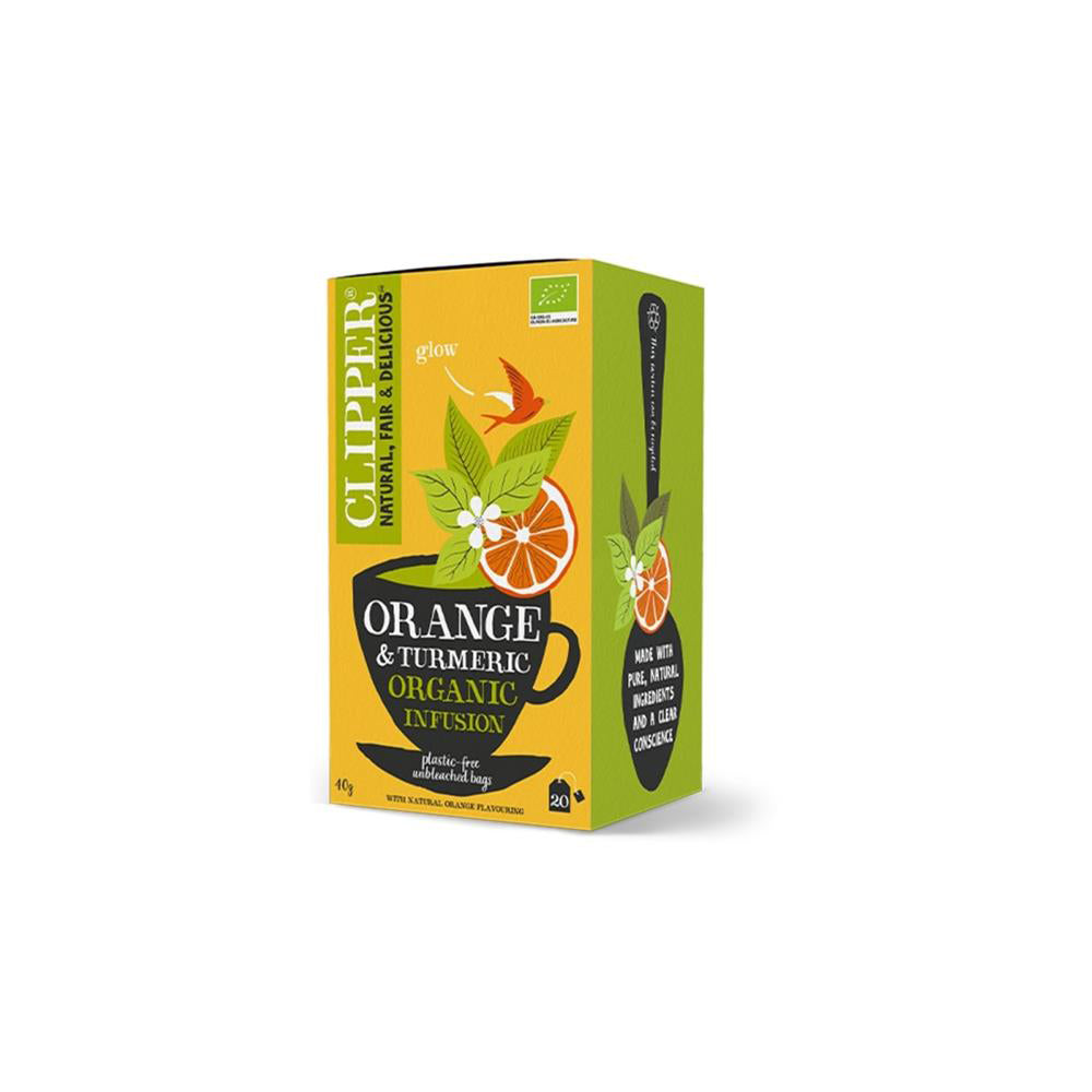 Orange and Turmeric Organic Infusion 20 Bags - Just Natural
