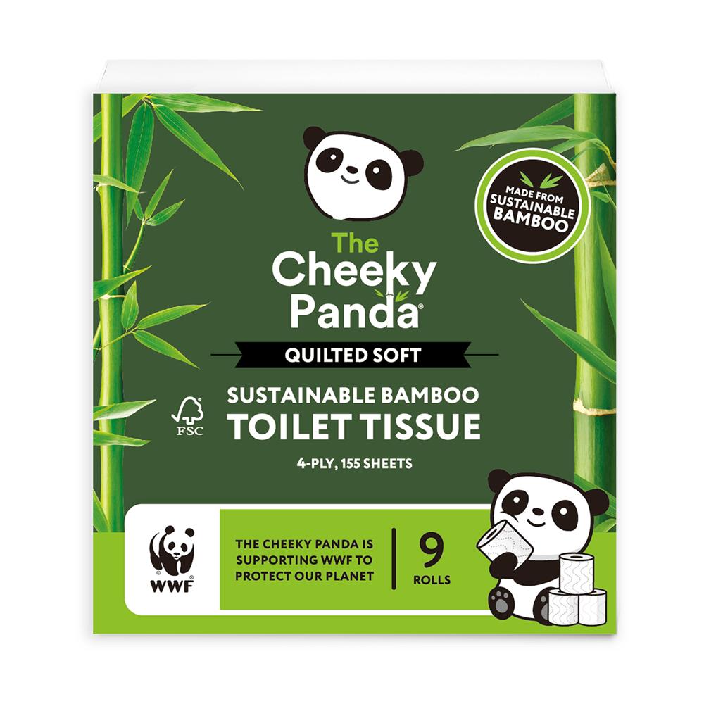 Luxury Quilted Bamboo Toilet Tissue 9 Rolls - Just Natural