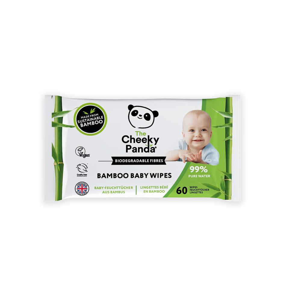 Biodegradable Bamboo Baby Wipes with 99% Purified Water - Just Natural