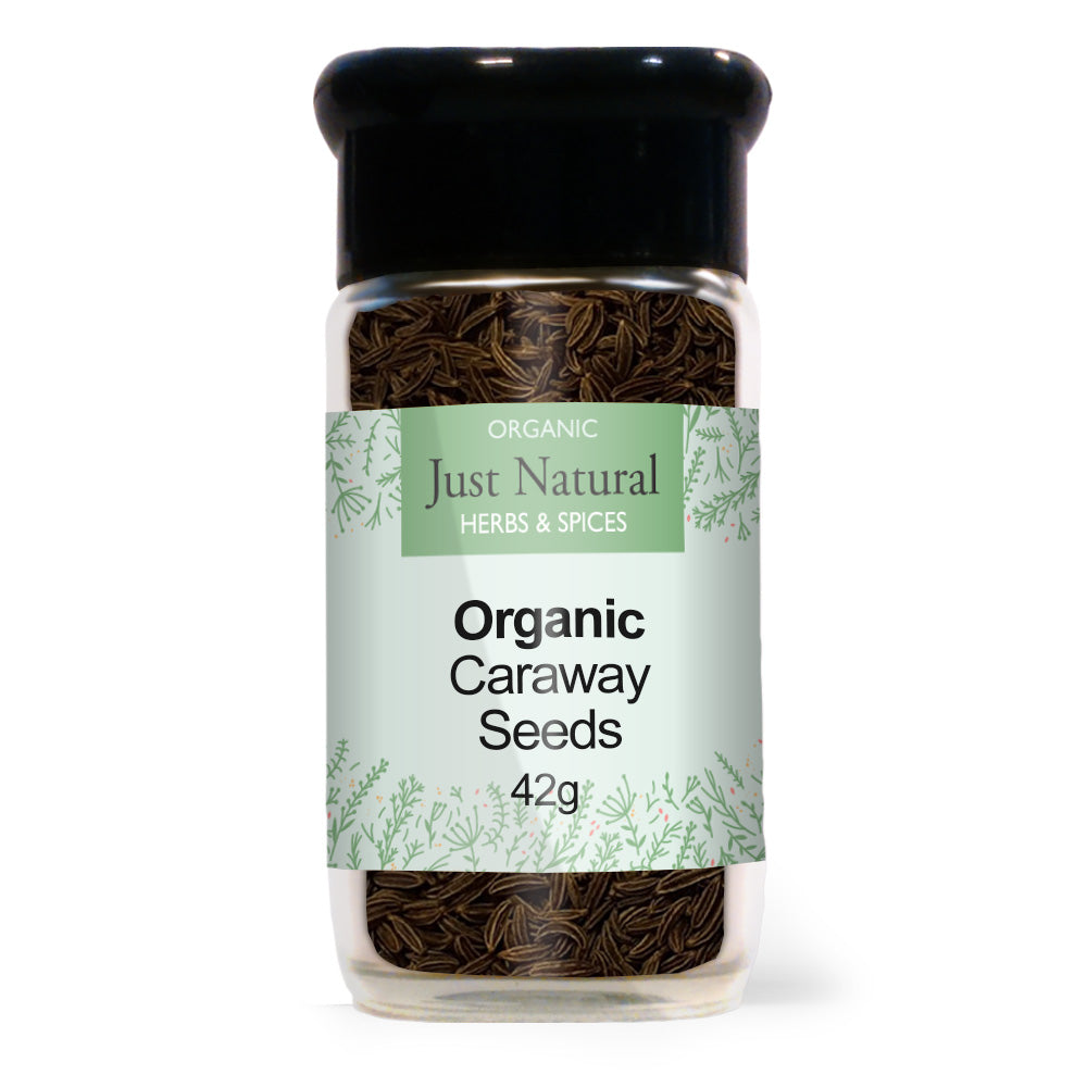 Just Natural Caraway Seeds (Glass Jar) 42g - Just Natural