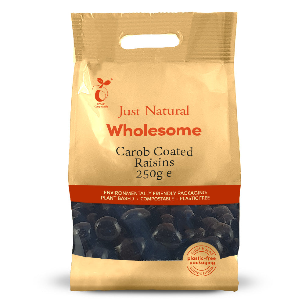 Carob Coated Raisins Just Natural