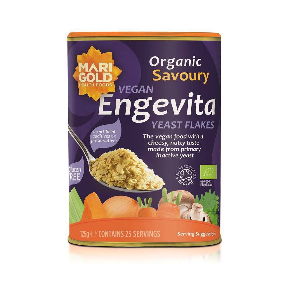 Certified Organic Engevita Nutritional Yeast Flakes 125g - Just Natural