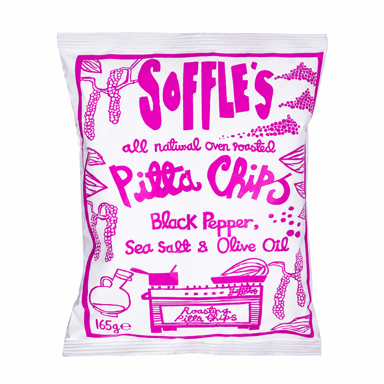 Black Pepper Pitta Chips 165g
