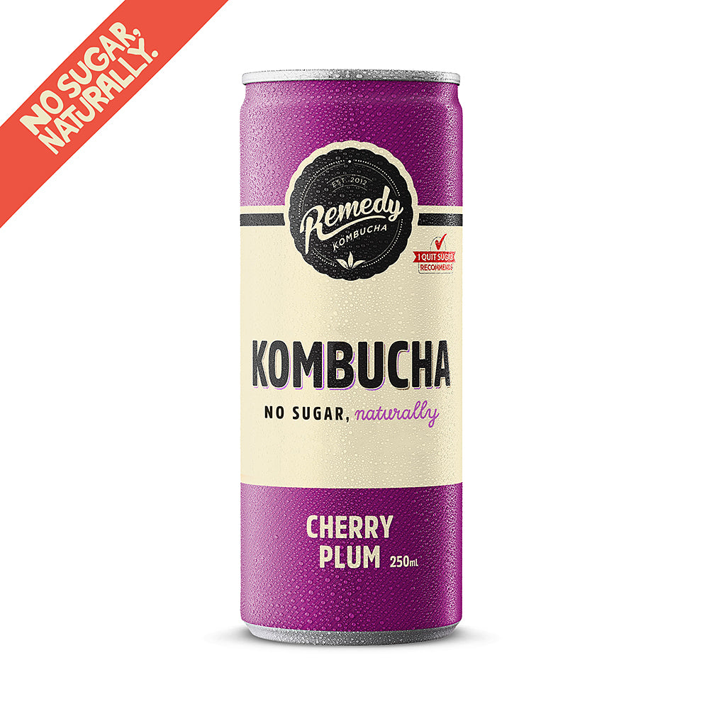 Remedy Kombucha Cherry Plum 250ml - Just Natural