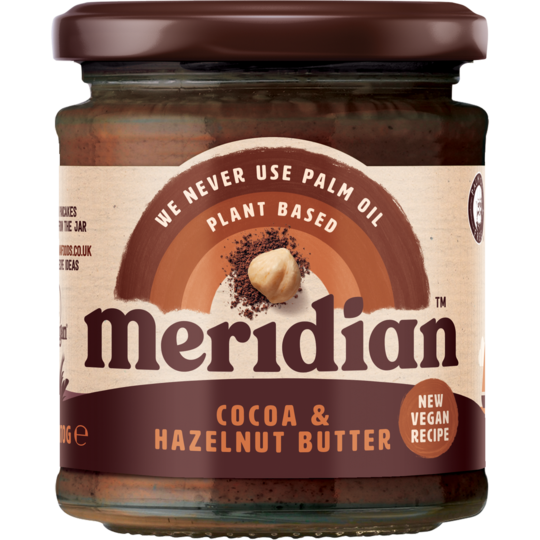 Meridian Cocoa & Hazelnut Butter 170g - Just Natural