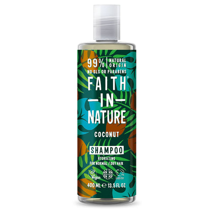 Faith in Nature Coconut 400ml Shampoo - Just Natural