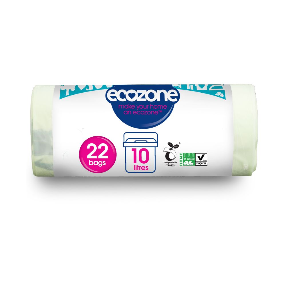 Ecozone Compostable Caddy Liners 22 bags - Just Natural