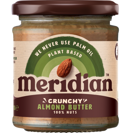 Meridian Crunchy Almond Butter 100% 170g - Just Natural