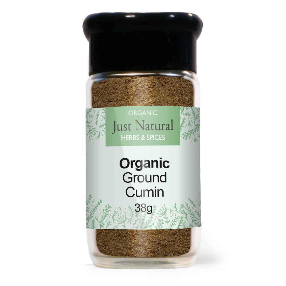Just Natural Cumin Ground (Glass Jar) 38g - Just Natural
