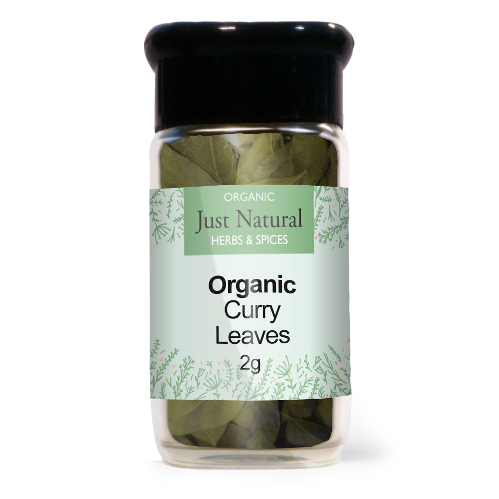 Just Natural Curry Leaves (Glass Jar) 2g - Just Natural