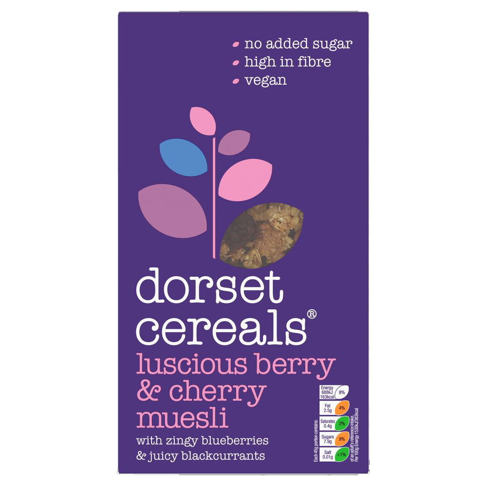 Berries and Cherries Muesli 600g - Just Natural