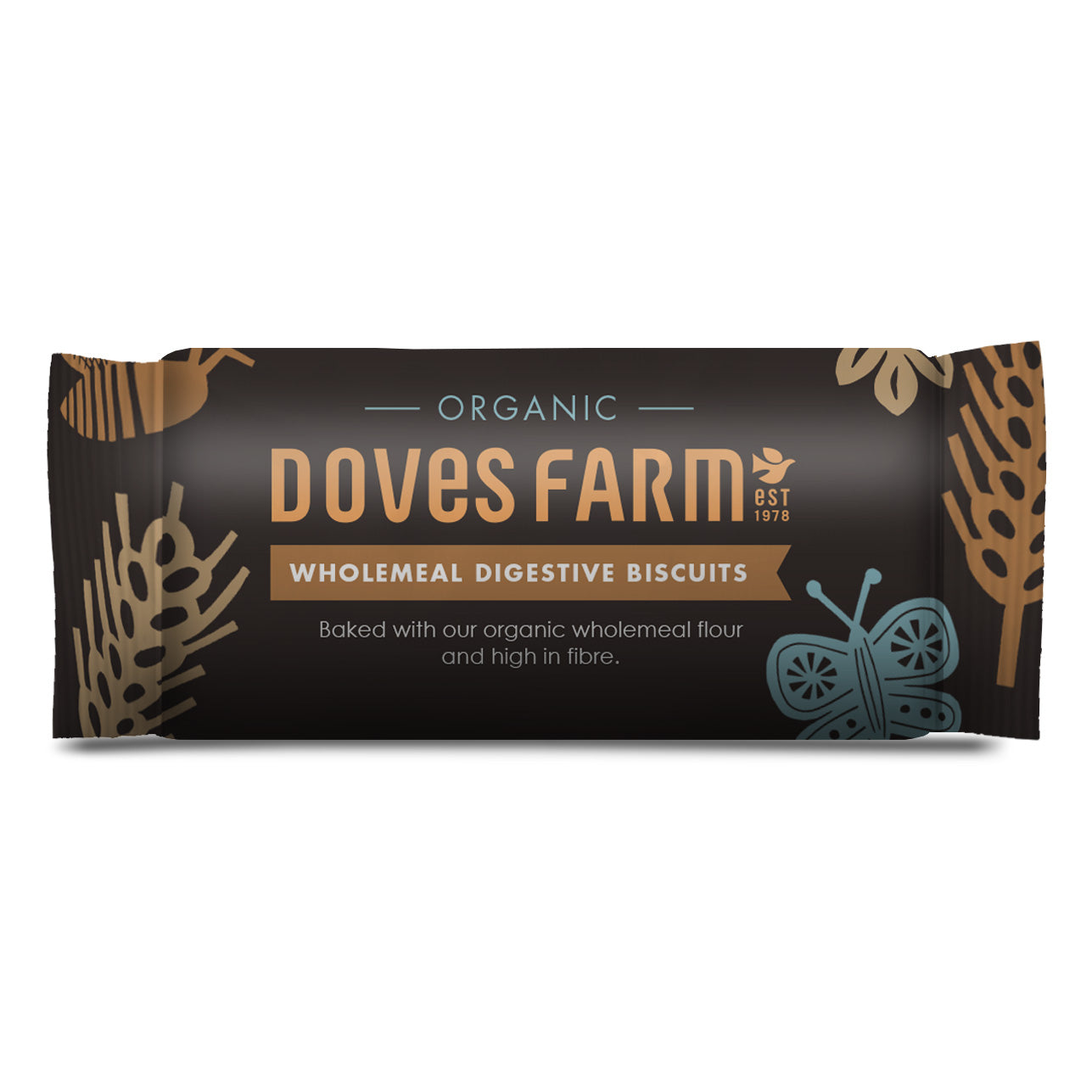 Doves Farm Organic Wholemeal Wheat Digestive Biscuits - Just Natural