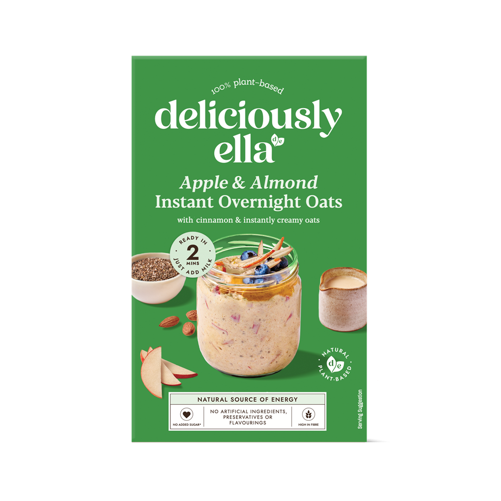 Apple Almond Instant Overnight Oats 380g - Just Natural