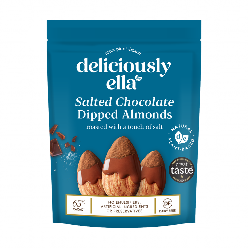 Salted Chocolate Dipped Almonds 81g - Just Natural
