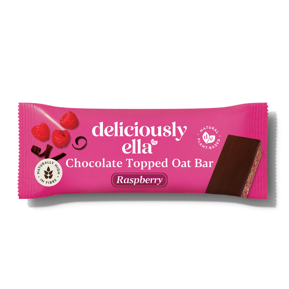 Raspberry Chocolate Topped Oat Bar 50g - Just Natural
