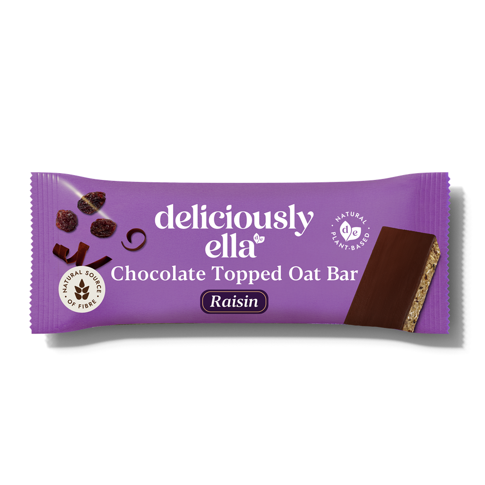 Raisin Chocolate Topped Oat Bar 50g - Just Natural