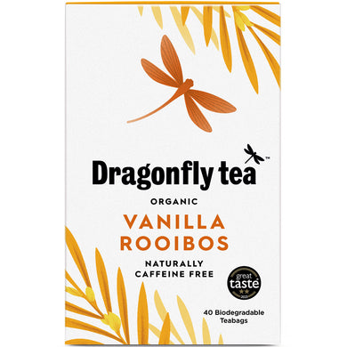 Dragonfly Tea Organic Vanilla Rooibos Tea 40 teabags