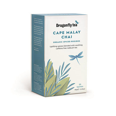Dragonfly Tea Organic Cape Malay Chai Spiced Rooibos 20 bag