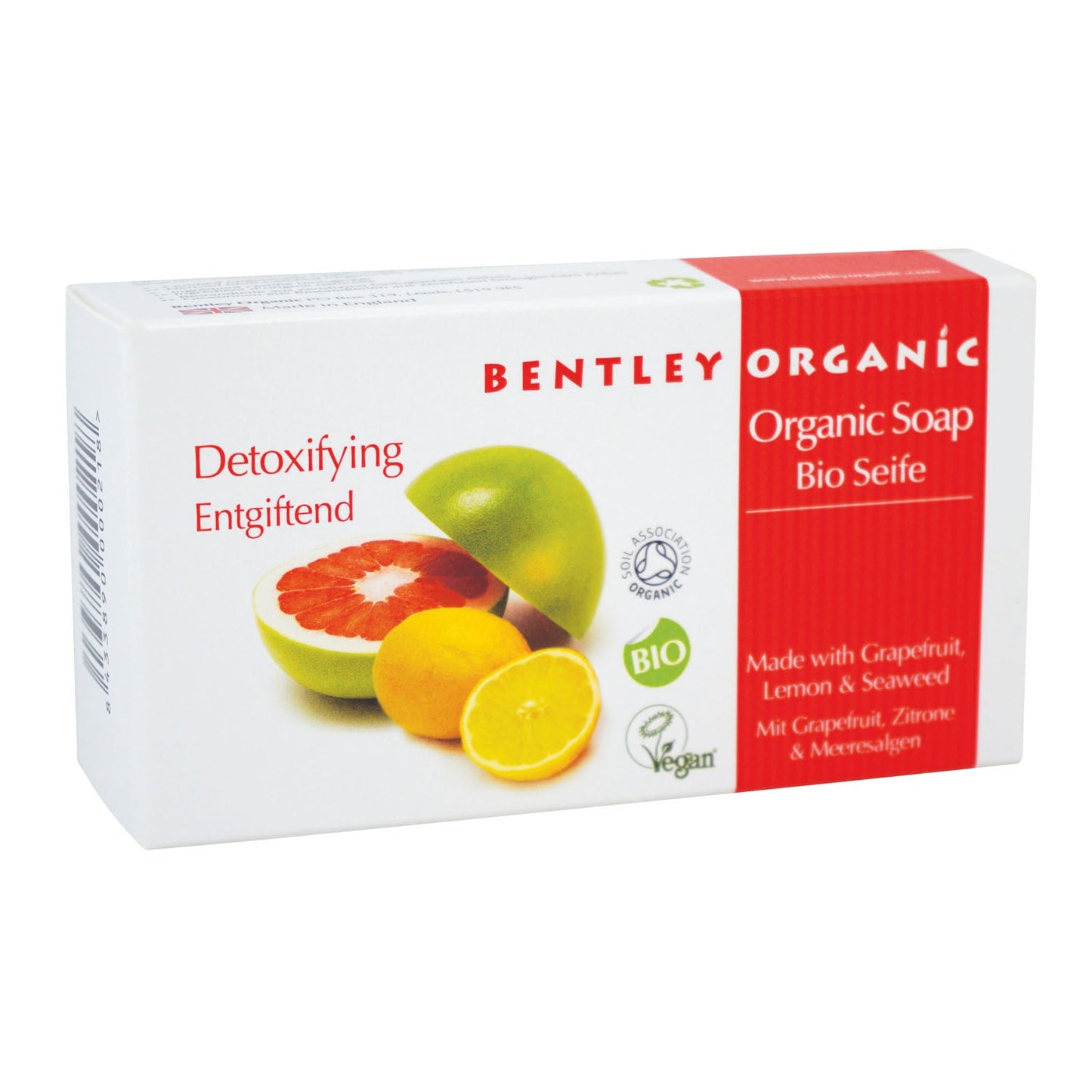 Bentley Organic Detoxifying Bar Soap 150g - Just Natural